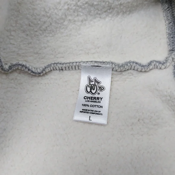 Cherry LA American Classic Crewneck in Heather Grey - Picture 10 of 10